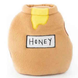 Zippy Paws Burrow Honey Pot Interactive Plush Toy for Dogs (Large)